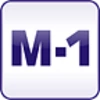 m-1 android application logo